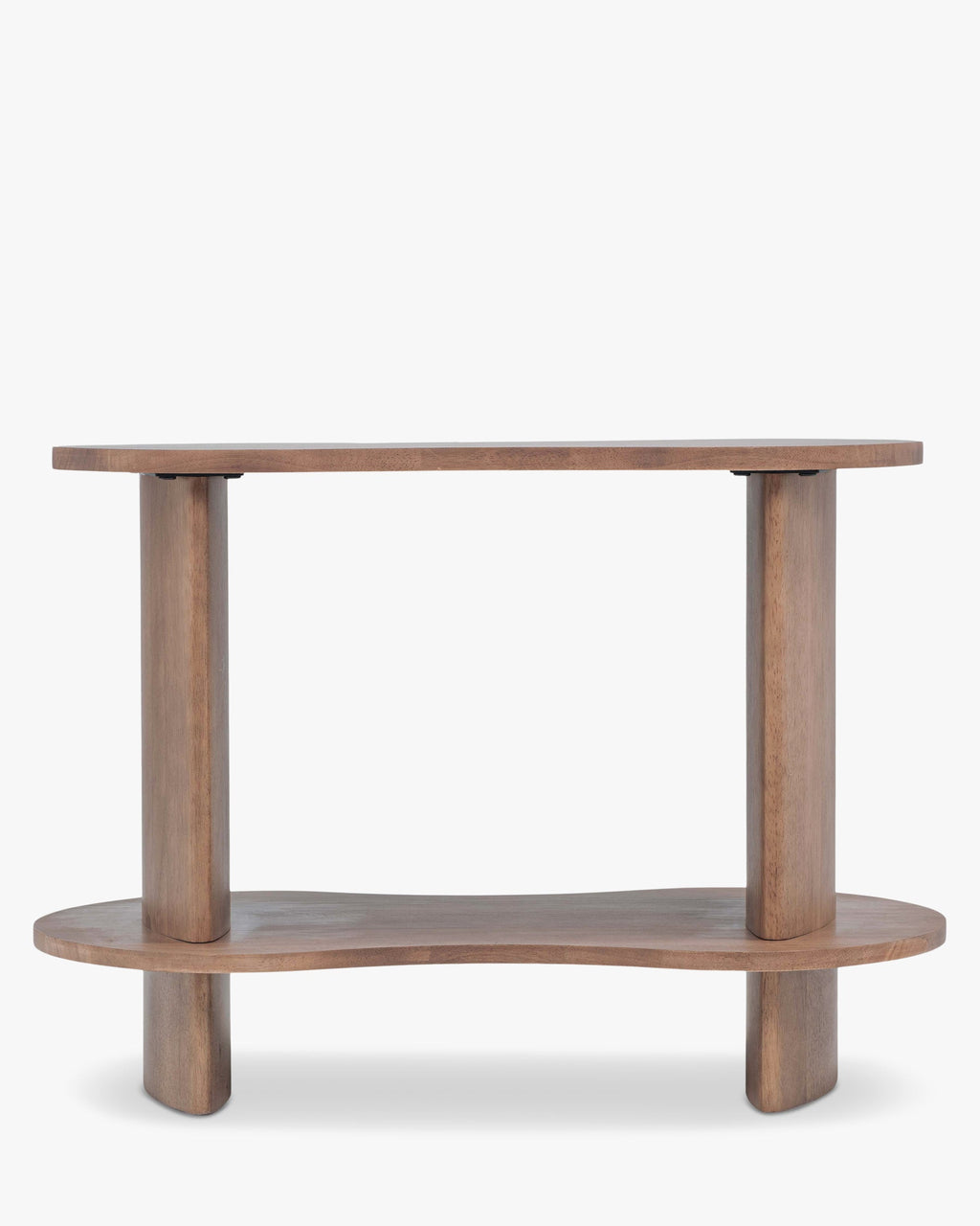 Étagère murale organique en bois aux courbes infinies et au présentoir polyvalent pour salon et bureau à domicile