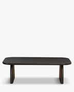 Table basse moderne en bois et métal, design harmonieux, format duo pour salon