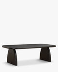 Table basse moderne en bois et métal, design harmonieux, format duo pour salon