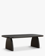 Table basse moderne en bois et métal, design harmonieux, format duo pour salon