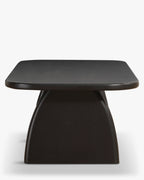 Table basse moderne en bois et métal, design harmonieux, format duo pour salon
