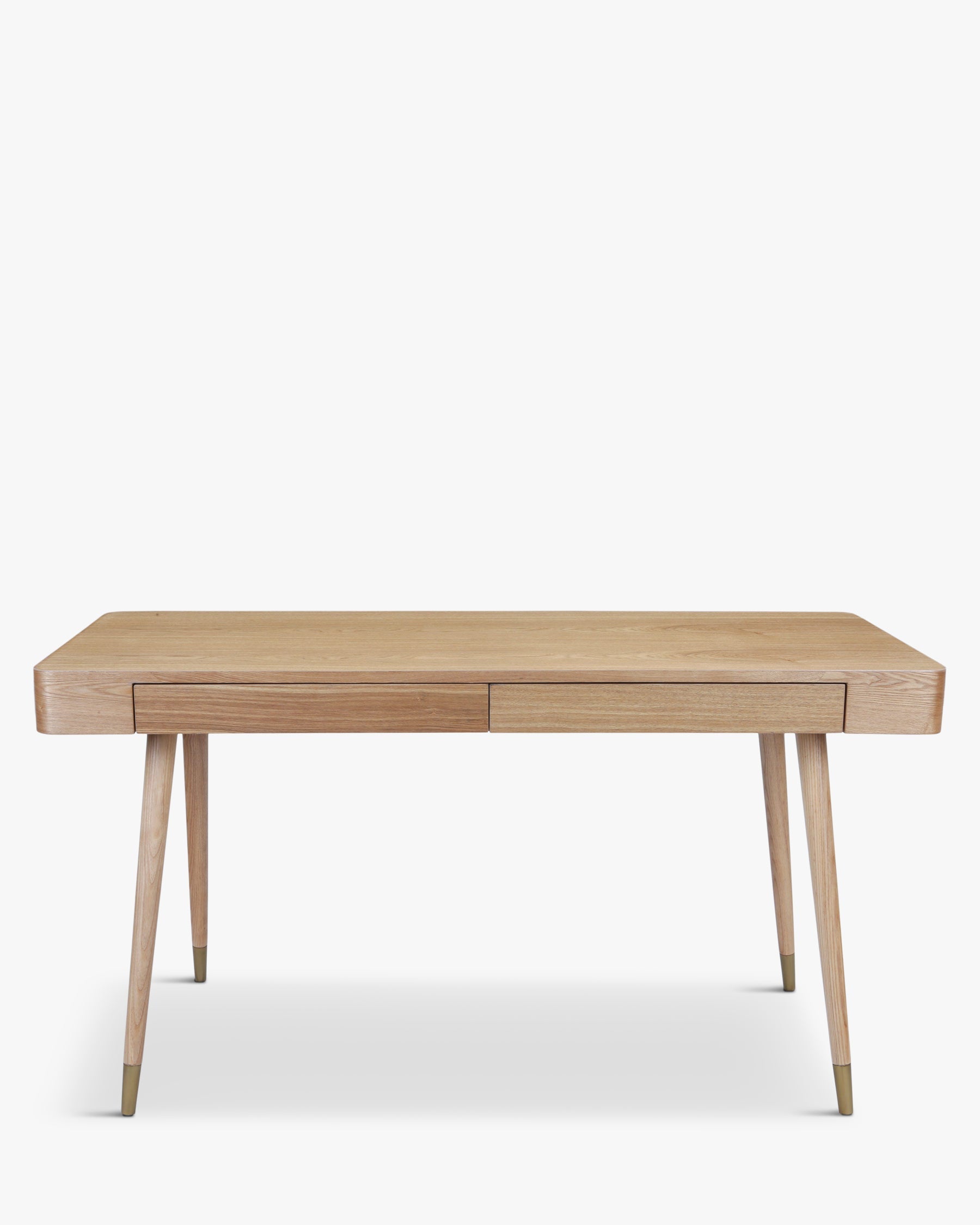 Bureau en bois discret avec tiroir et rangement de surface dissimulé pour bureau à domicile