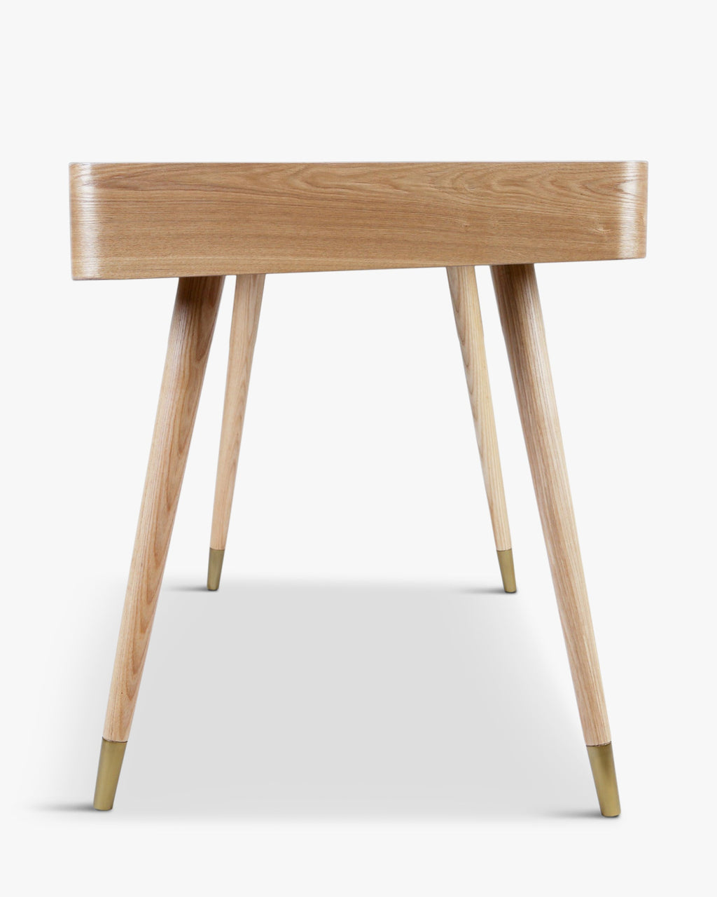 Bureau en bois discret avec tiroir et rangement de surface dissimulé pour bureau à domicile