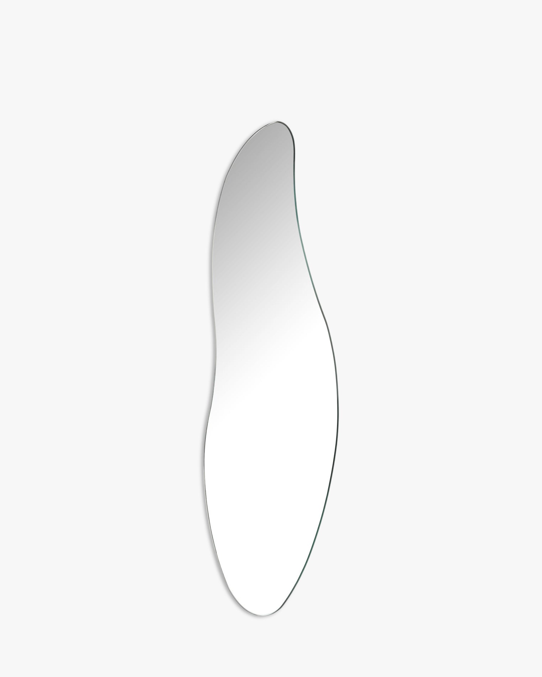 Miroir organique métal/résine avec forme incurvée et effet de superposition Salon et chambre à coucher