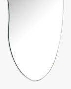 Miroir organique métal/résine avec forme incurvée et effet de superposition Salon et chambre à coucher