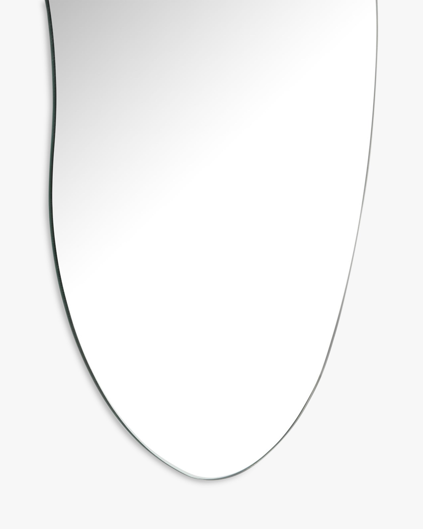 Miroir organique métal/résine avec forme incurvée et effet de superposition Salon et chambre à coucher
