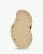 Miroir sur pied en bois naturel peint au look intemporel et à l'installation facile pour chambre et salon