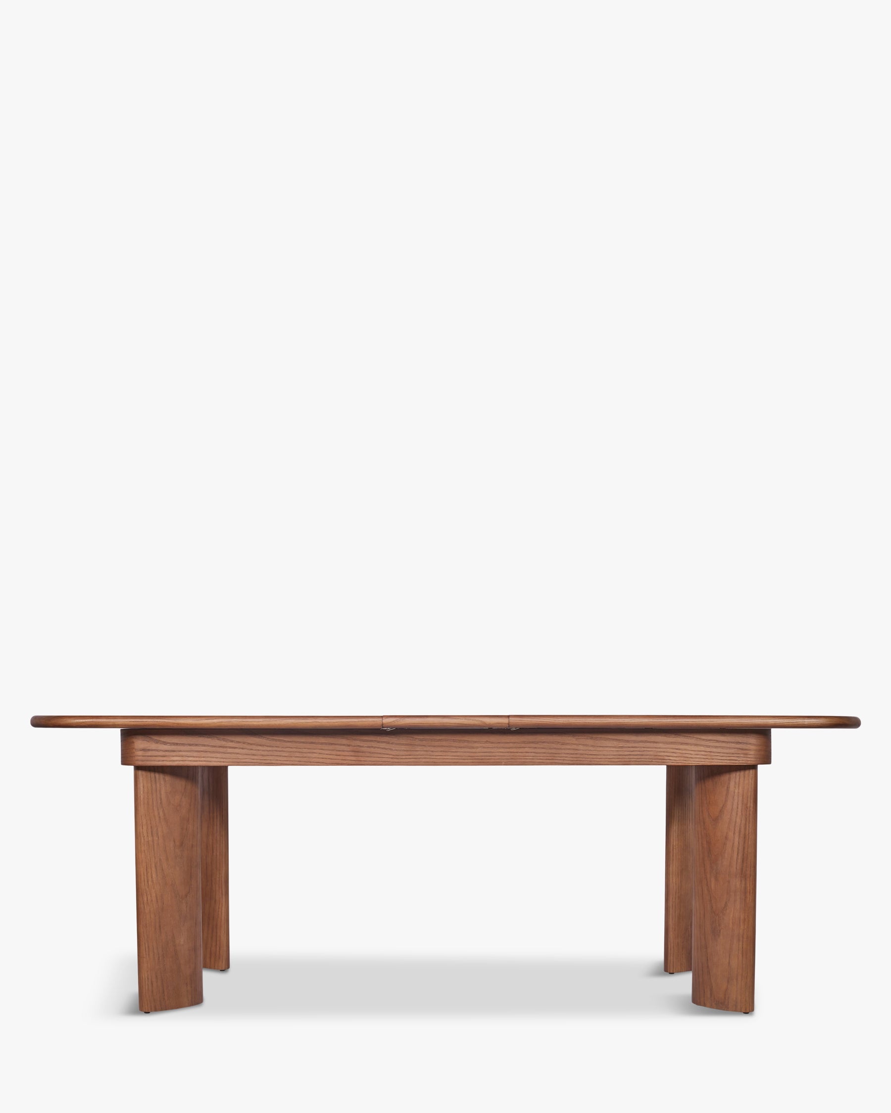 Table de salle à manger minimaliste en noyer au design sophistiqué et polyvalent