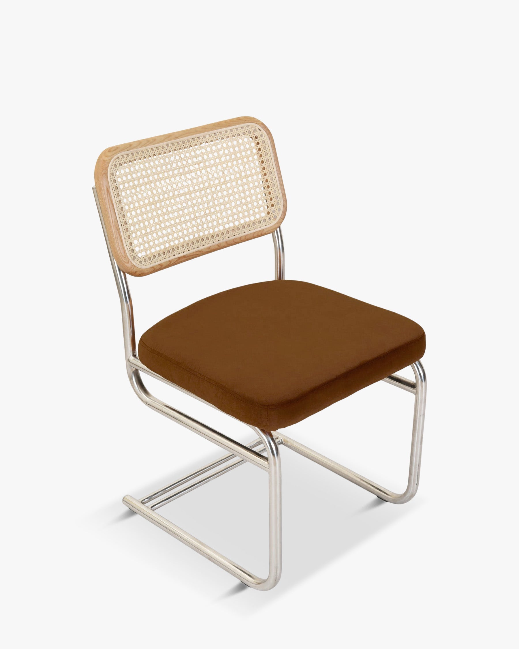 Chaise de salle à manger en tissu vintage avec style intemporel et dossier raffiné, pour salon, chambre et salle à manger