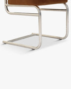 Chaise de salle à manger en tissu vintage avec style intemporel et dossier raffiné, pour salon, chambre et salle à manger