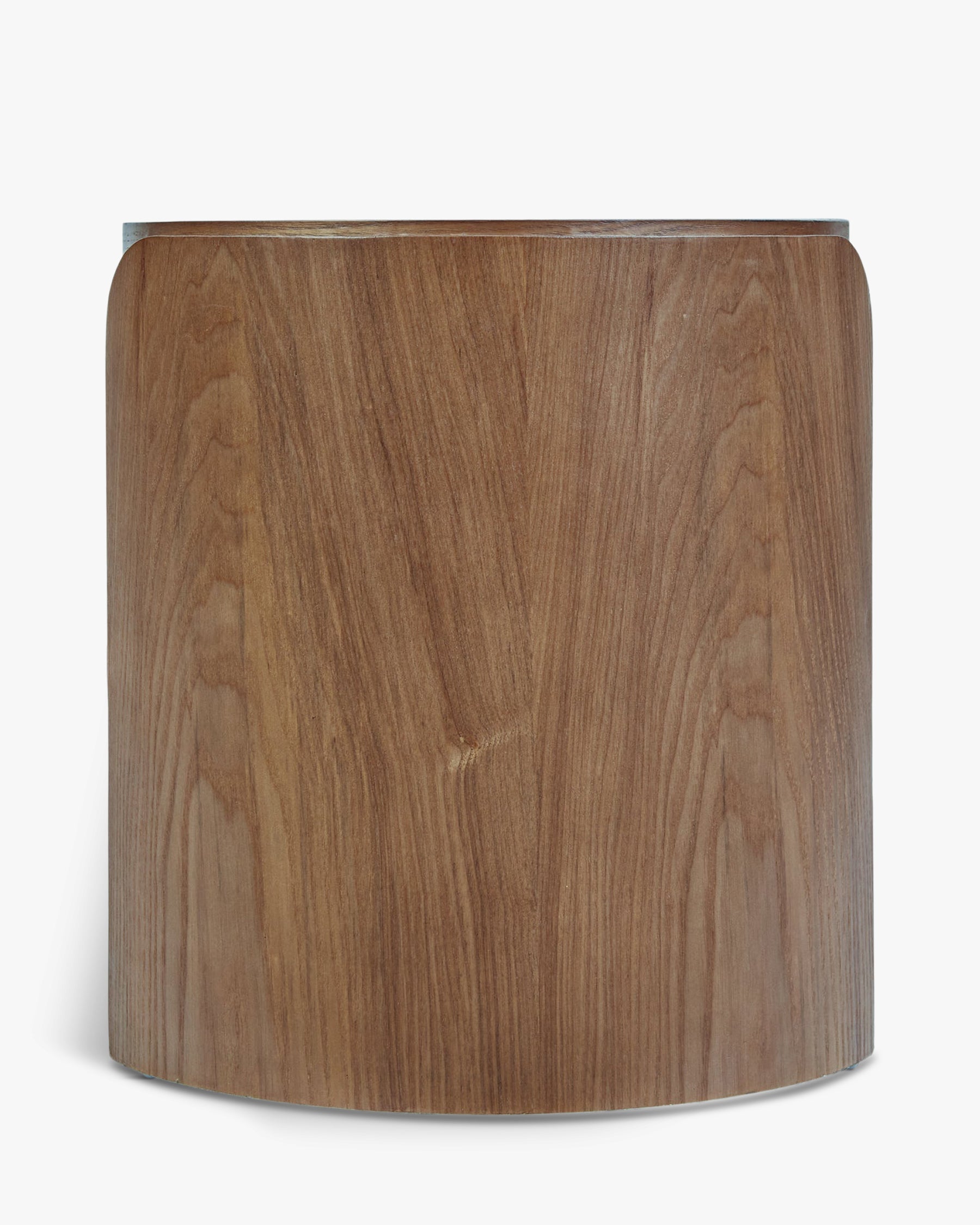 Meuble TV Minimaliste en Bois Noble avec Courbes Naturelles & Design Fonctionnel Salon
