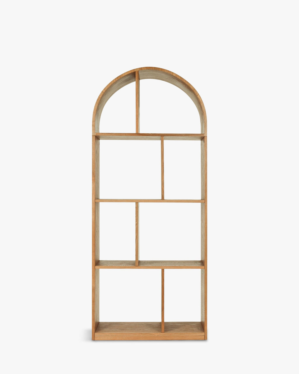 Bibliothèque polyvalente blond cendré pour salon, chambre et bureau à domicile
