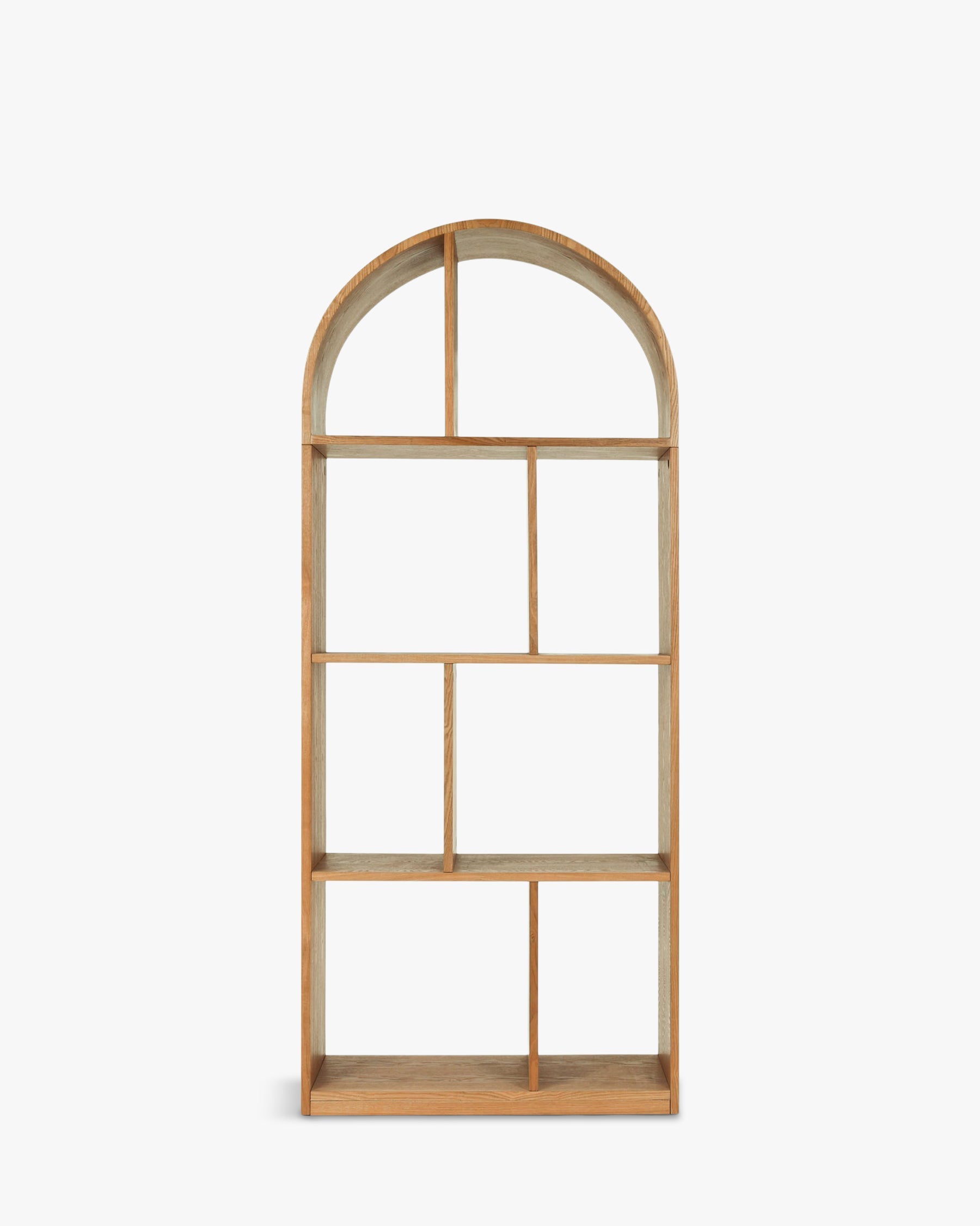 Bibliothèque polyvalente blond cendré pour salon, chambre et bureau à domicile