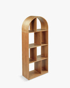 Bibliothèque polyvalente blond cendré pour salon, chambre et bureau à domicile