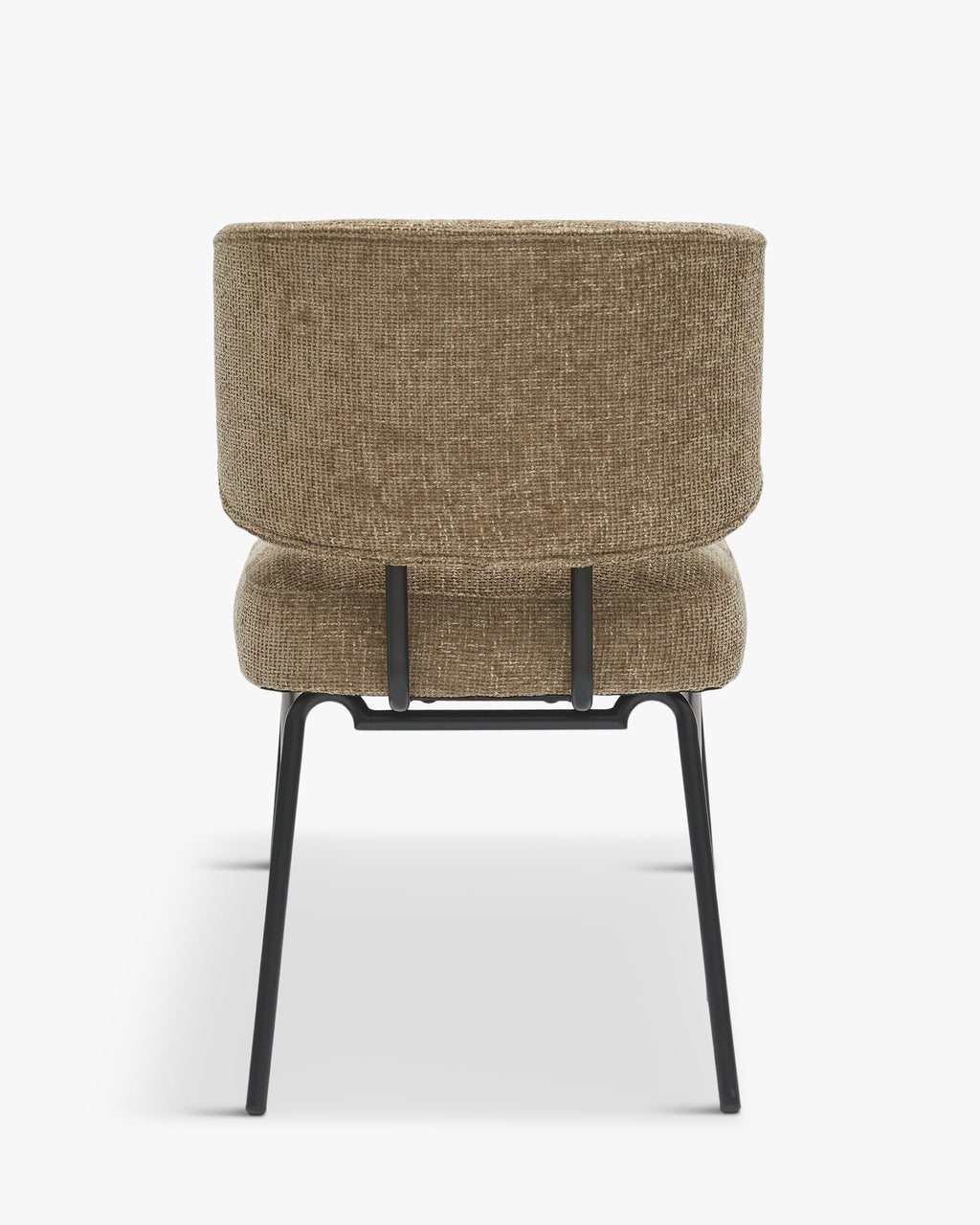 Chaise en Tissu Élégante avec Assise Généreuse et Dossier Enveloppant Salle à Manger et Salon
