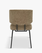 Chaise en Tissu Élégante avec Assise Généreuse et Dossier Enveloppant Salle à Manger et Salon
