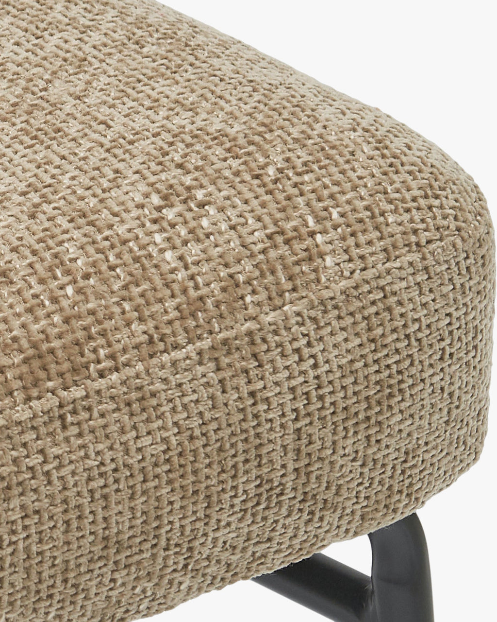 Chaise en Tissu Élégante avec Assise Généreuse et Dossier Enveloppant Salle à Manger et Salon