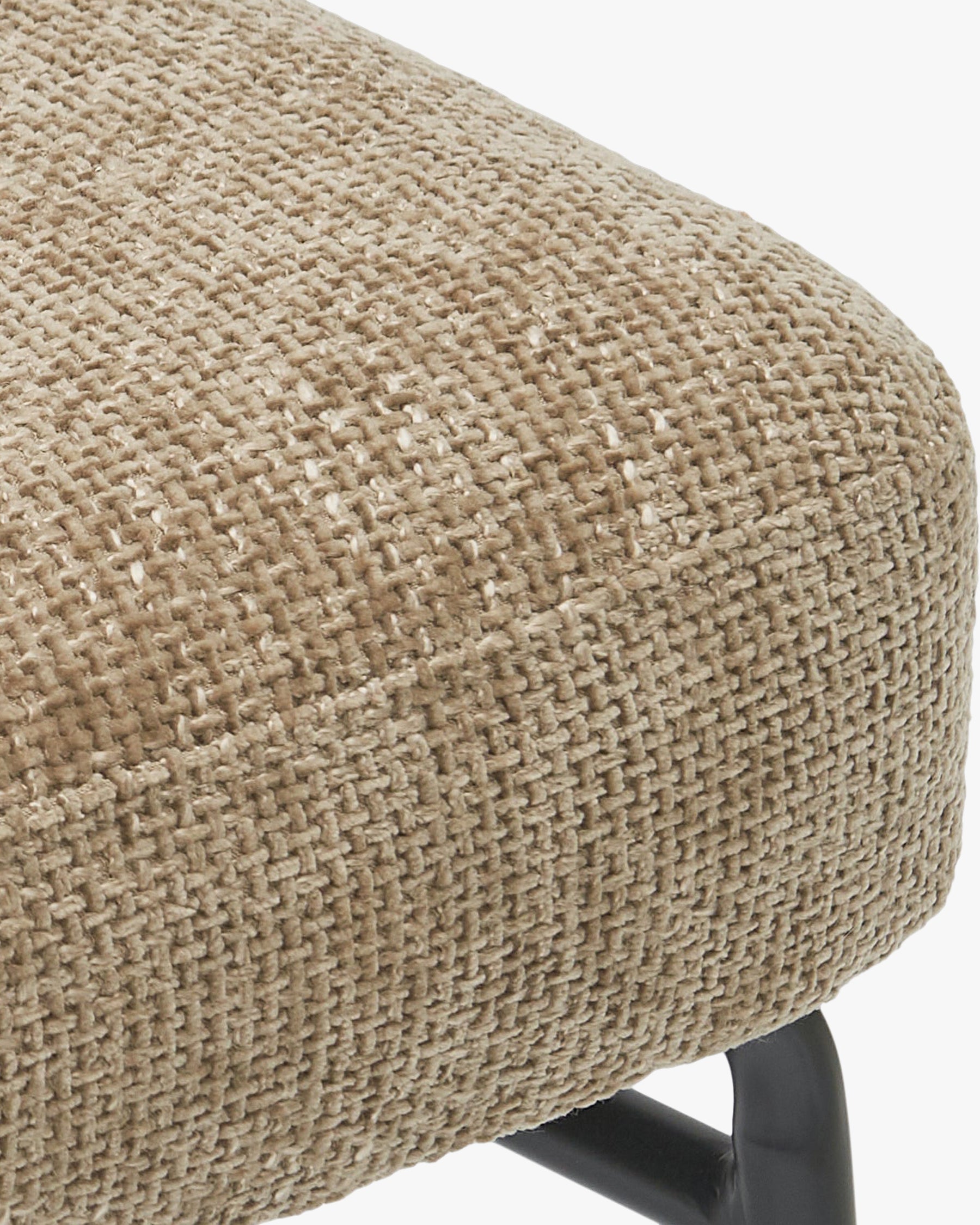 Chaise en Tissu Élégante avec Assise Généreuse et Dossier Enveloppant Salle à Manger et Salon