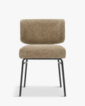 Chaise en Tissu Élégante avec Assise Généreuse et Dossier Enveloppant Salle à Manger et Salon