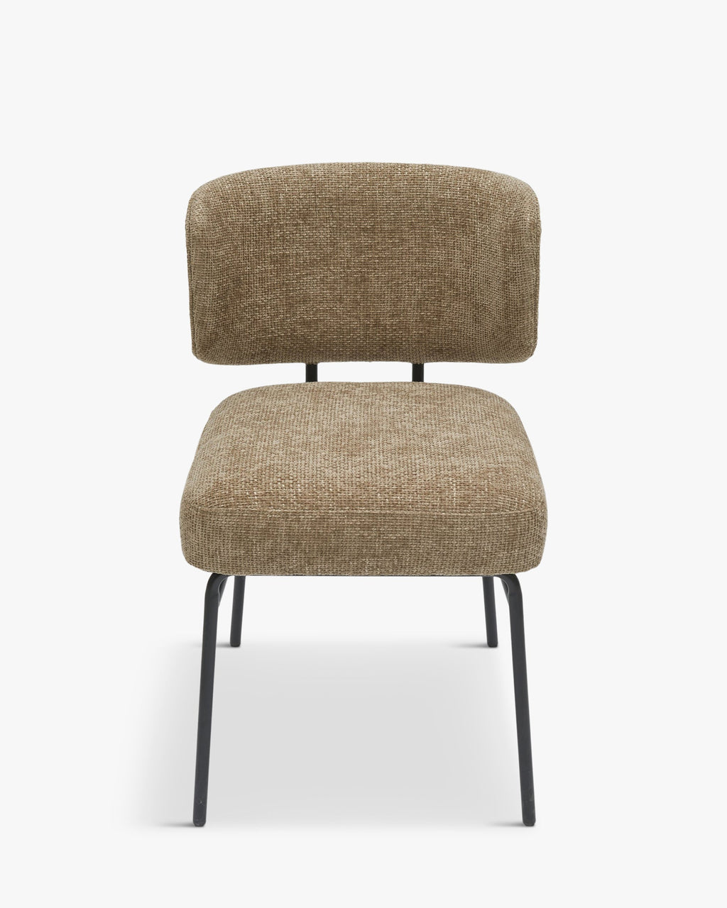 Chaise en Tissu Élégante avec Assise Généreuse et Dossier Enveloppant Salle à Manger et Salon