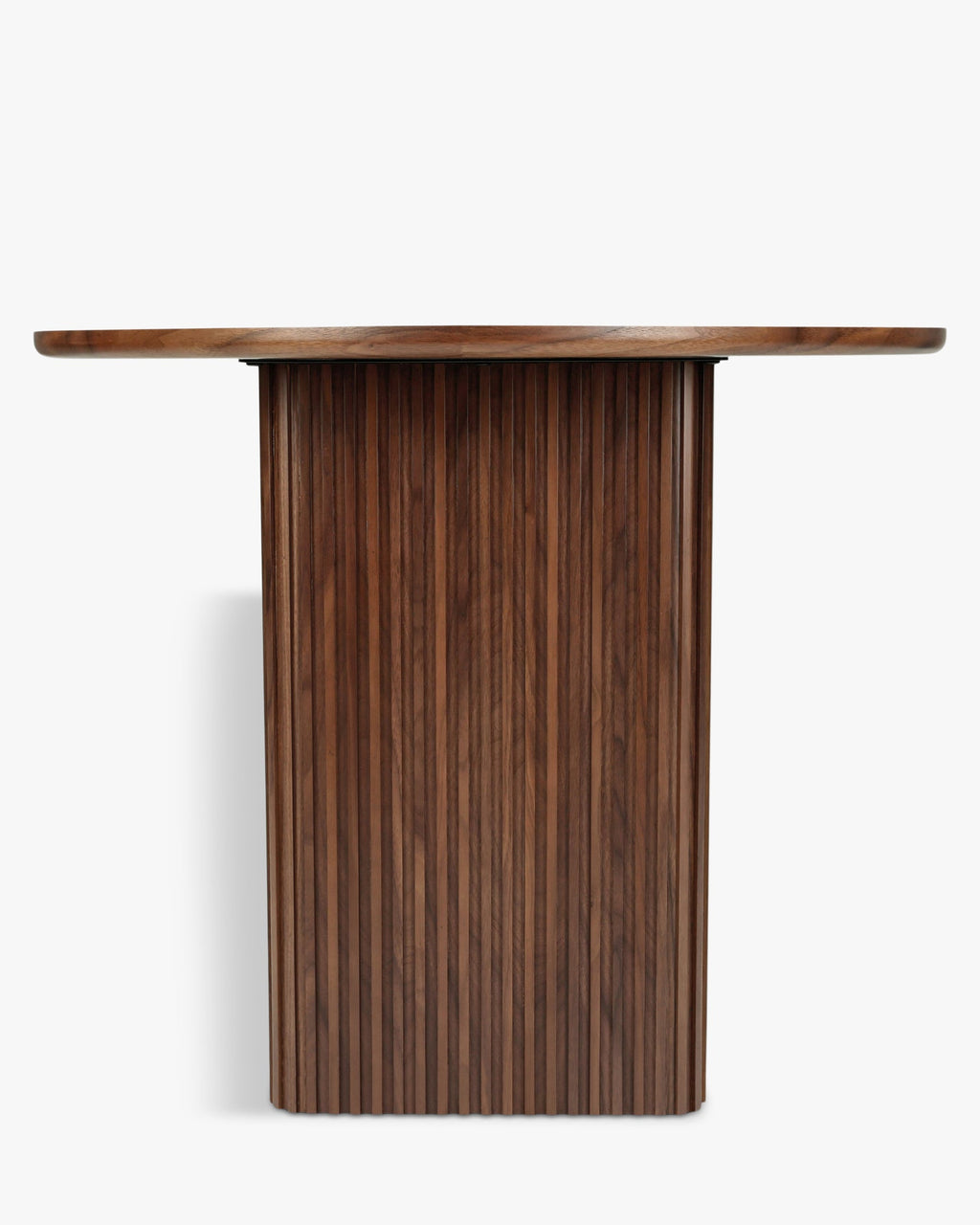 Table de salle à manger contemporaine en bois composite, design fonctionnel et élégant