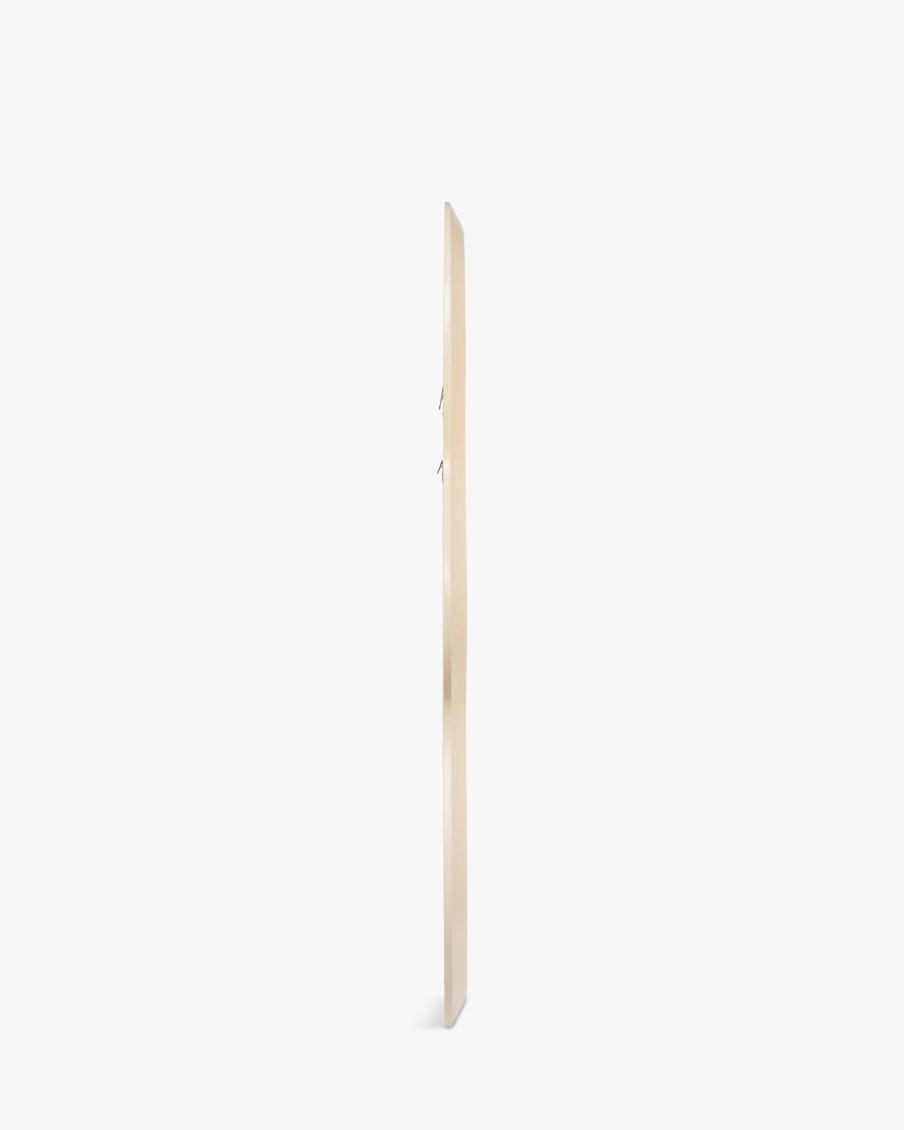 Miroir en résine chaude avec ton beige et effet amplificateur de lumière pour chambre, entrée et salon
