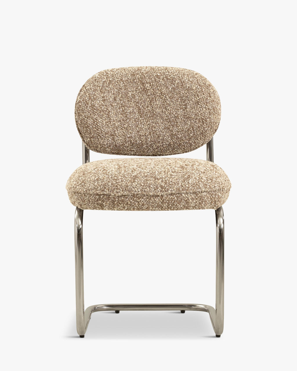 Fauteuil coloré en tissu bouclé/tweed, à mixer et assortir en 6 coloris, pour salon et salle à manger