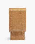 Buffet scandinave/bohème en bois, format compact et polyvalent, idéal salon et chambre