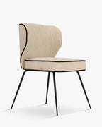 Chaise Contemporaine en Velours/Tissu avec Douceur Agréable et Polyvalence pour Salon et Salle à Manger