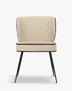 Chaise Contemporaine en Velours/Tissu avec Douceur Agréable et Polyvalence pour Salon et Salle à Manger