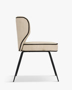 Chaise Contemporaine en Velours/Tissu avec Douceur Agréable et Polyvalence pour Salon et Salle à Manger