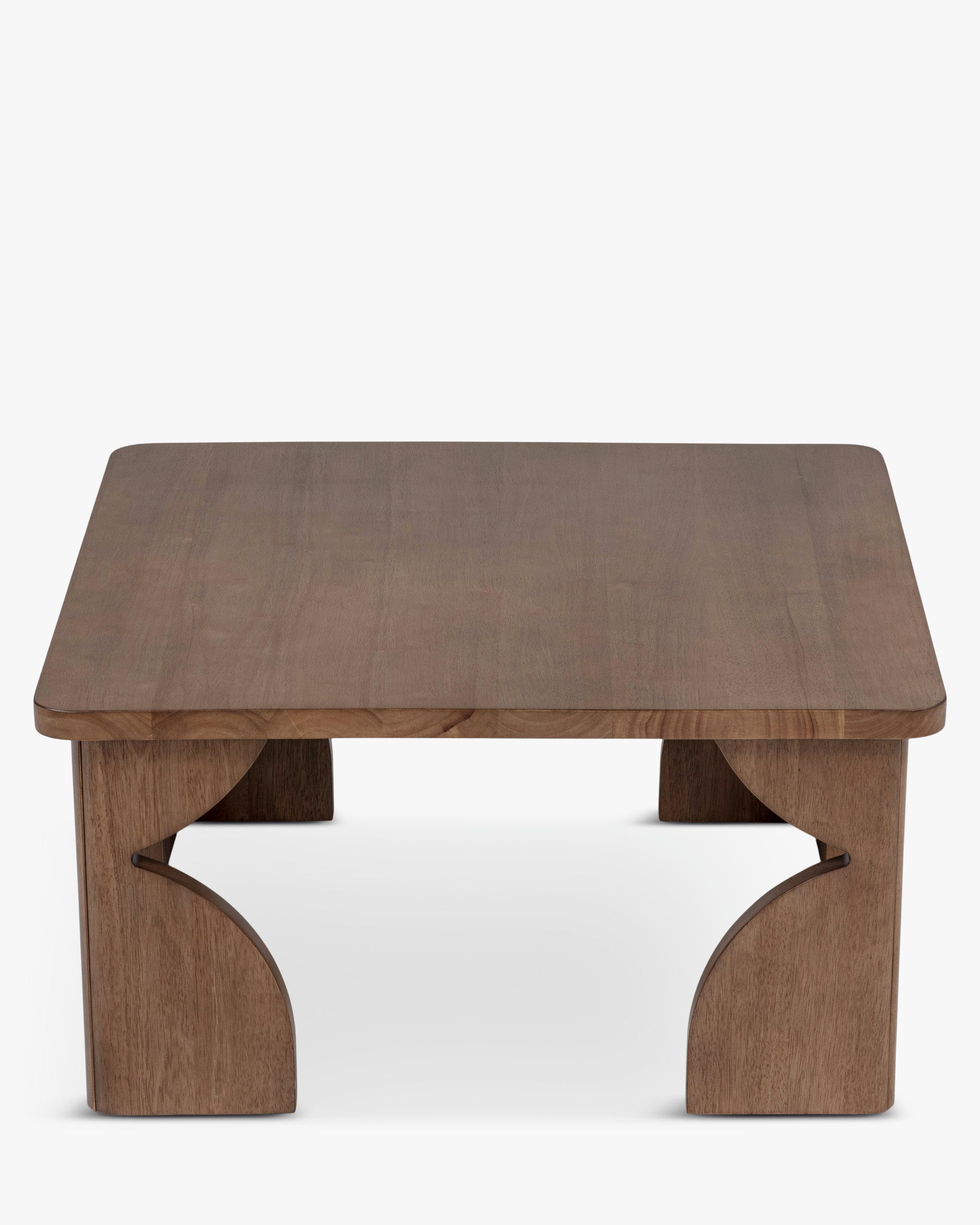 Table à manger en bois d'hévéa massif teinté noyer, chaleur, robustesse et authenticité, salle à manger