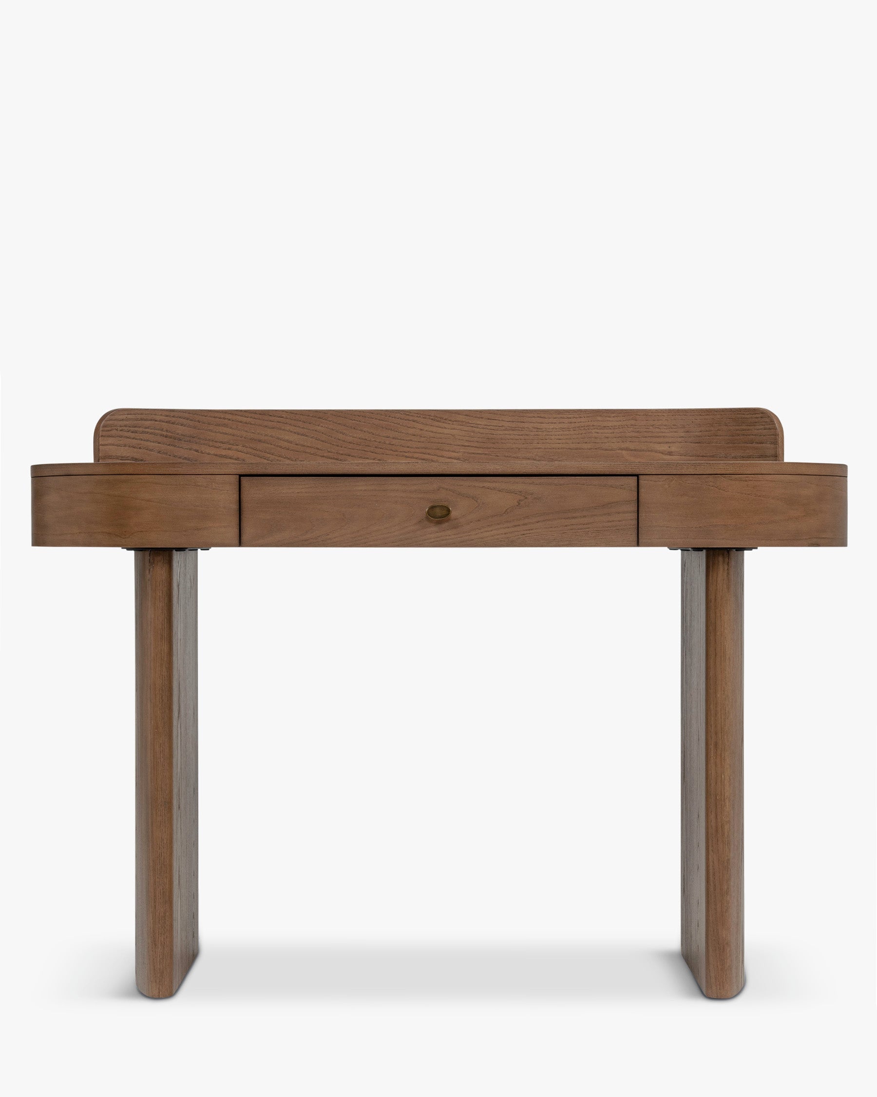 Table à manger en bois de noyer naturel veiné, finition chaleureuse et détails raffinés - Salle à manger