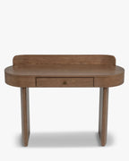 Table à manger en bois de noyer naturel veiné, finition chaleureuse et détails raffinés - Salle à manger