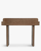 Table à manger en bois de noyer naturel veiné, finition chaleureuse et détails raffinés - Salle à manger
