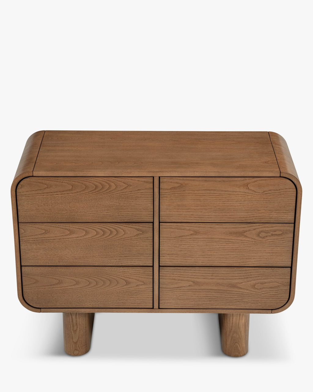Bahut en bois minimaliste avec authenticité naturelle et luminosité pour salon