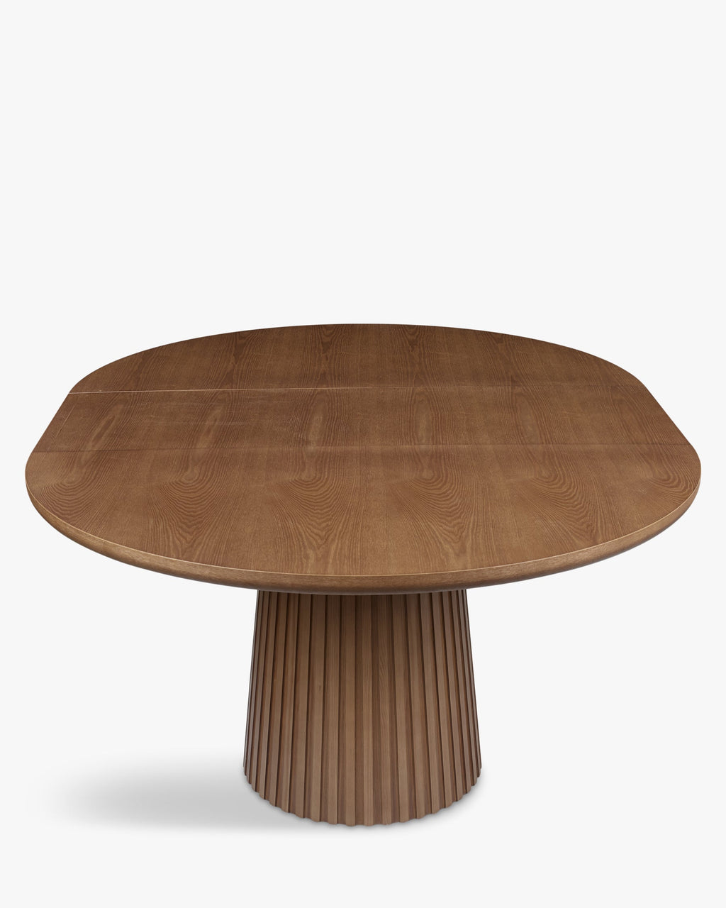 Table à manger extensible en frêne teinté noyer sobre avec salle à manger de style élégant