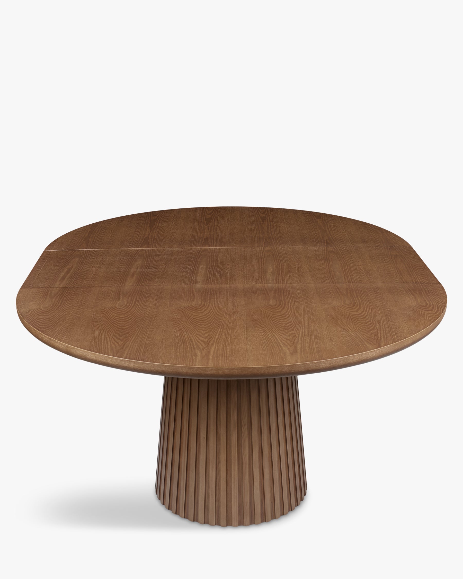 Table à manger extensible en frêne teinté noyer sobre avec salle à manger de style élégant