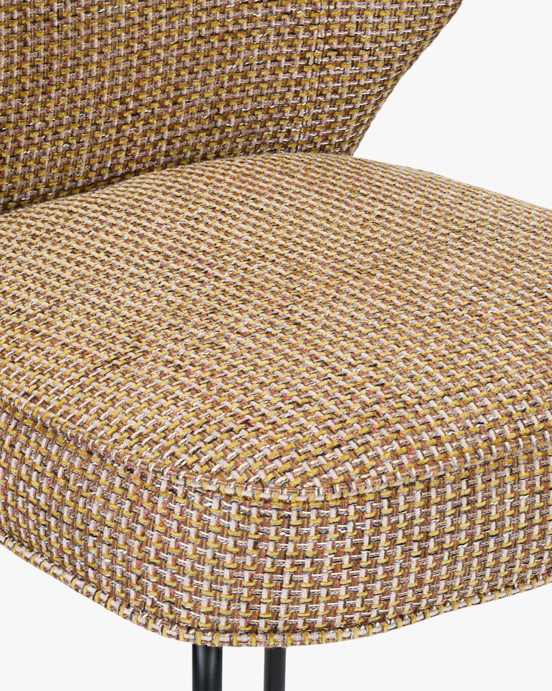 Tabouret de bar emblématique en tissu/velours au design chic et durable pour bars et cuisines