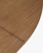 Table à manger extensible en frêne teinté noyer sobre avec salle à manger de style élégant