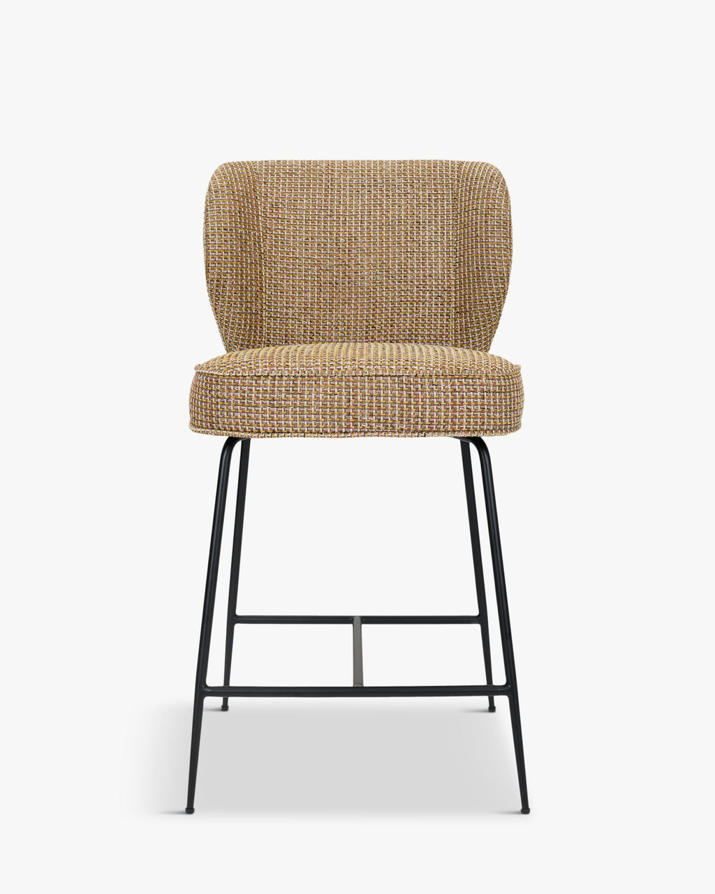 Tabouret de bar emblématique en tissu/velours au design chic et durable pour bars et cuisines