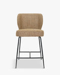 Tabouret de bar emblématique en tissu/velours au design chic et durable pour bars et cuisines