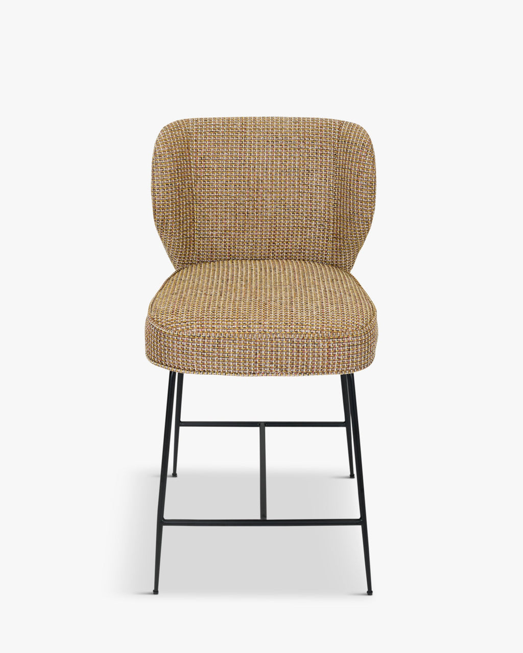 Tabouret de bar emblématique en tissu/velours au design chic et durable pour bars et cuisines