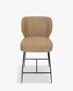 Tabouret de bar emblématique en tissu/velours au design chic et durable pour bars et cuisines