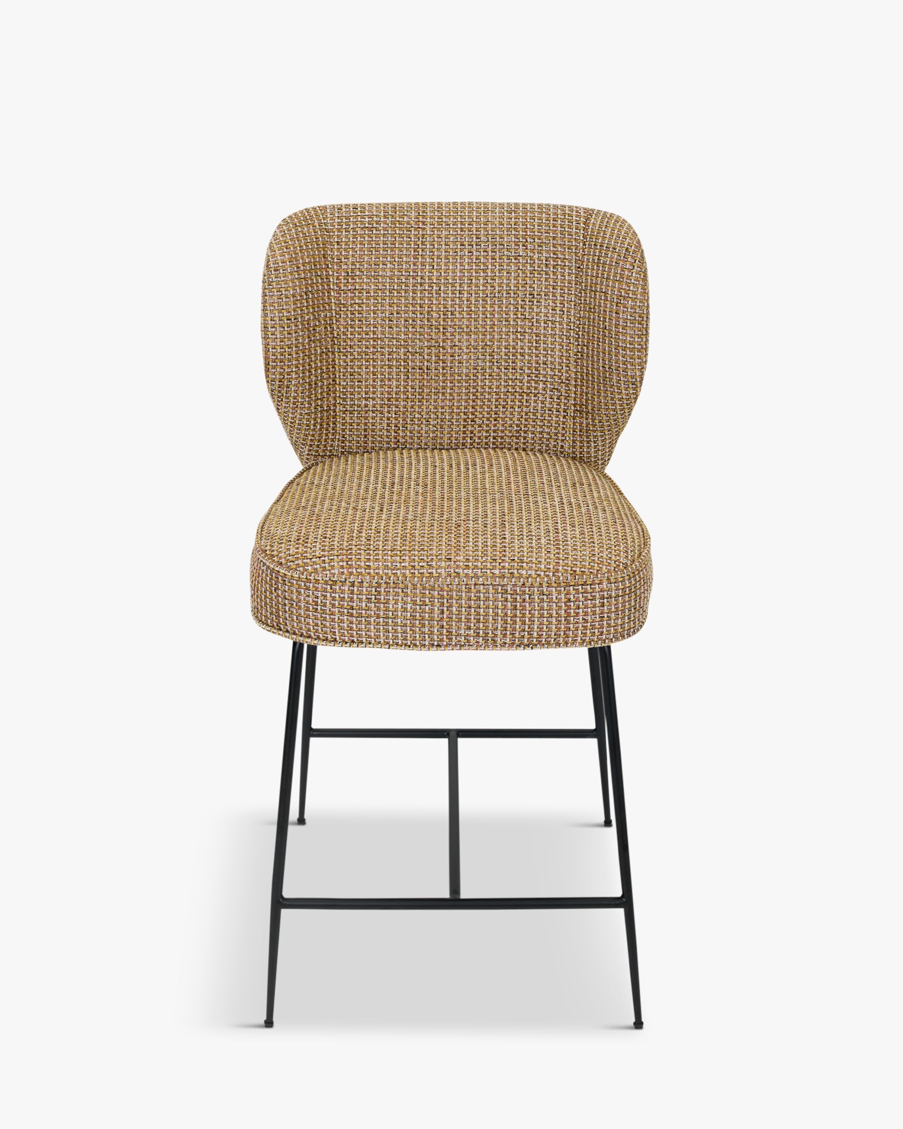 Tabouret de bar emblématique en tissu/velours au design chic et durable pour bars et cuisines