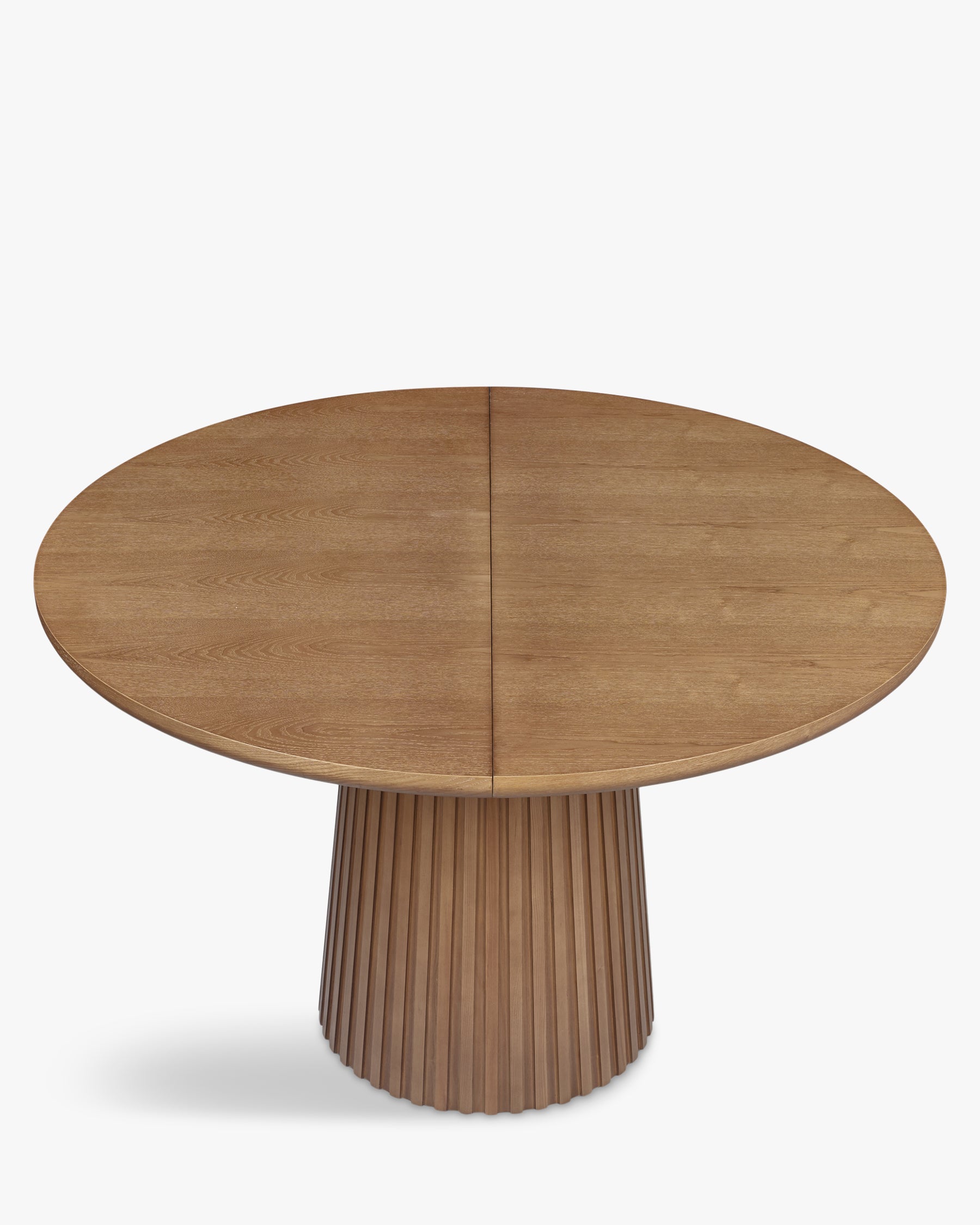 Table à manger extensible en frêne teinté noyer sobre avec salle à manger de style élégant
