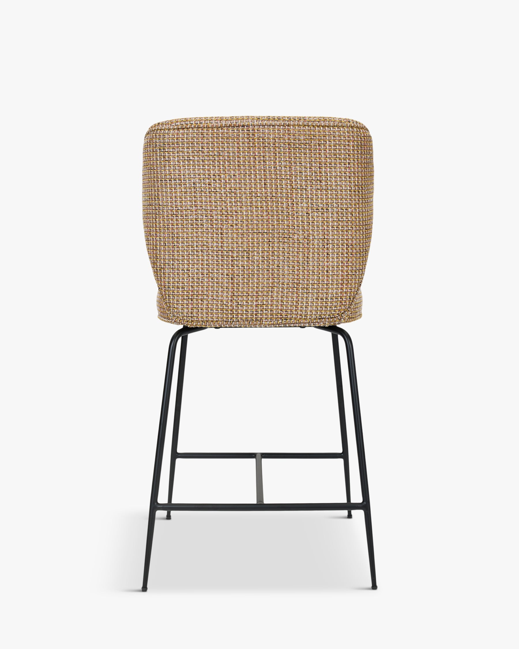 Tabouret de bar emblématique en tissu/velours au design chic et durable pour bars et cuisines