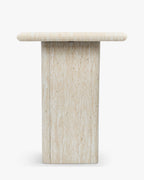 Table Basse/D'appoint en Métal Raffiné avec Silhouette Superposée Élégante Salon