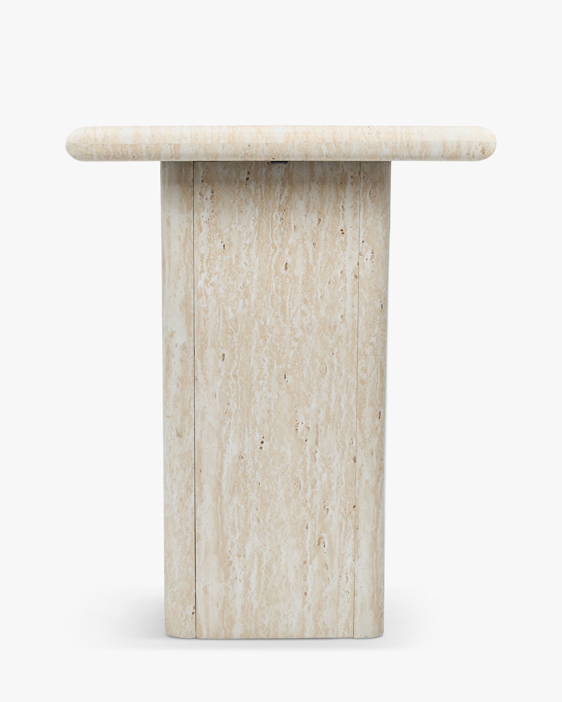 Table Basse/D'appoint en Métal Raffiné avec Silhouette Superposée Élégante Salon