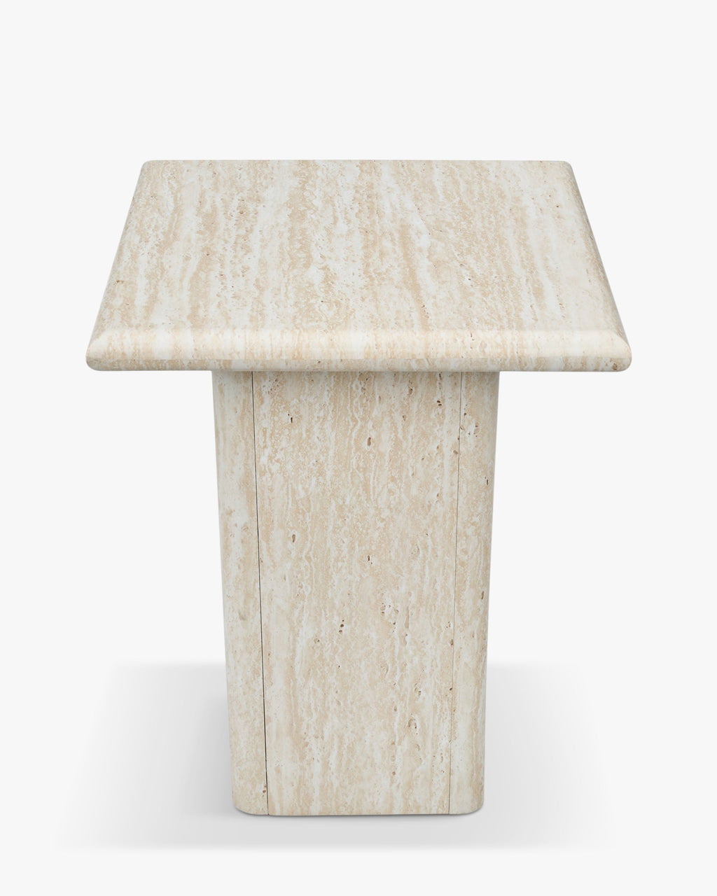 Table Basse/D'appoint en Métal Raffiné avec Silhouette Superposée Élégante Salon